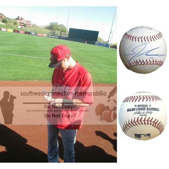 Josh Hamilton Texas Rangers Signed ROMLB Baseball Angels Rays Proof Autographed - Picture 1 of 5